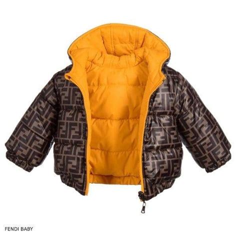 fendi sport coat yellow and brown|Blouson .